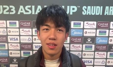 王博豪：U23亚洲杯的结果稍有遗憾；我们的付出得到了回报